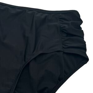 COLLECTIONS‎ BY CATALINA | Women's 3X 22 24 Swim Bottoms Black Ruched Briefs